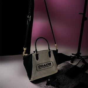 Coach Black and grey Crossbody Bag